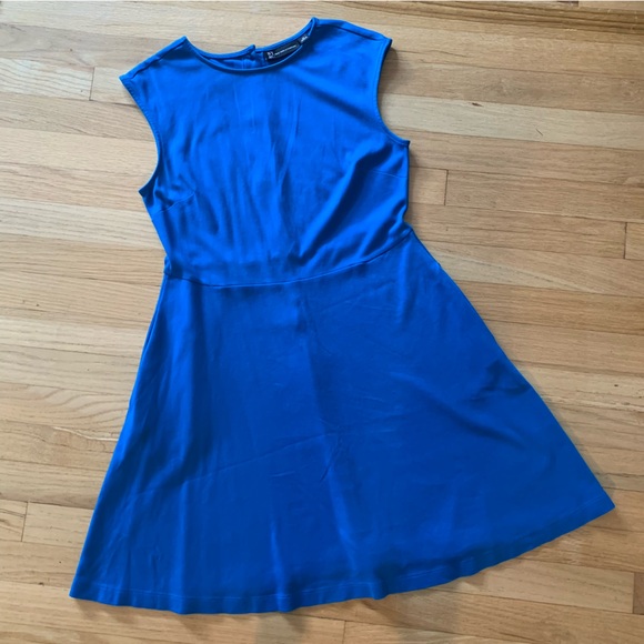NY & Co Blue Summer Fit and Flare Blue Dress - Medium - Picture 8 of 12